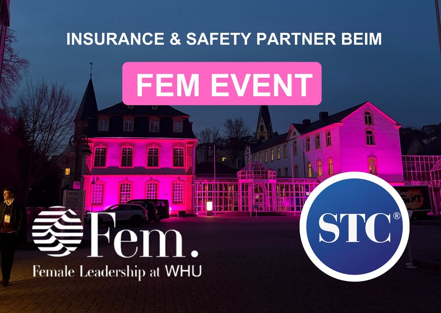 „STC Gruppe als Insurance & Safety Partner beim FEM Event 2026 an der WHU – Female Leadership Veranstaltung“